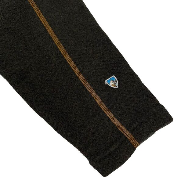 Kuhl Men's EUROPA Alfpaca Fleece Quarter Zip Espresso Brown Large - Picture 6 of 12